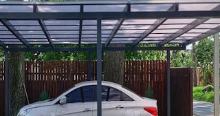 Монолитные навесы для автомобиля в Краснокамске - Качественный монтаж от НавесыКнм от 1761 руб.