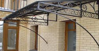 Кованные навесы к дому в Краснокамске по доступной цене | НавесыКнм от 2071 рублей